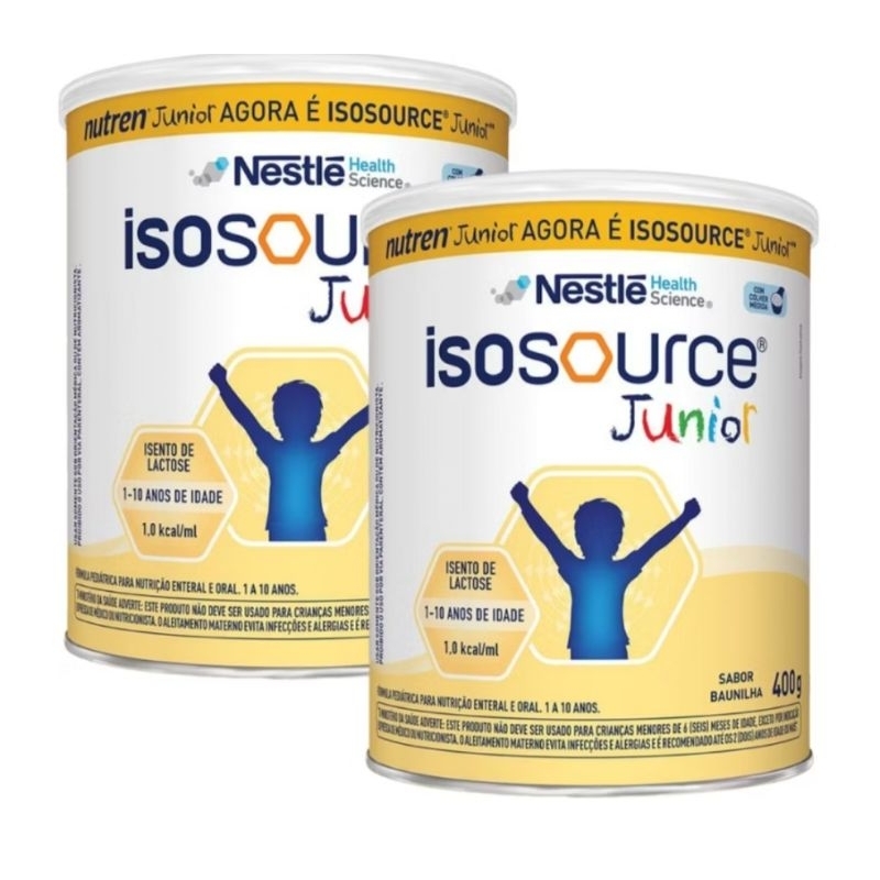 NUTREN JÚNIOR ISOSOURCE NESTLÉ KIT 2 LATAS ENVIO IMEDIATO! em Oferta na Shopee