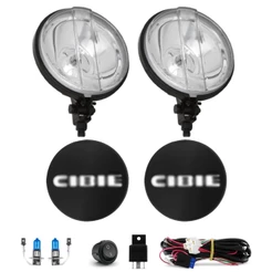 Farol de Milha Universal com Capa Preta Cibie Jeep Fusca Chevette Para Gm Ford