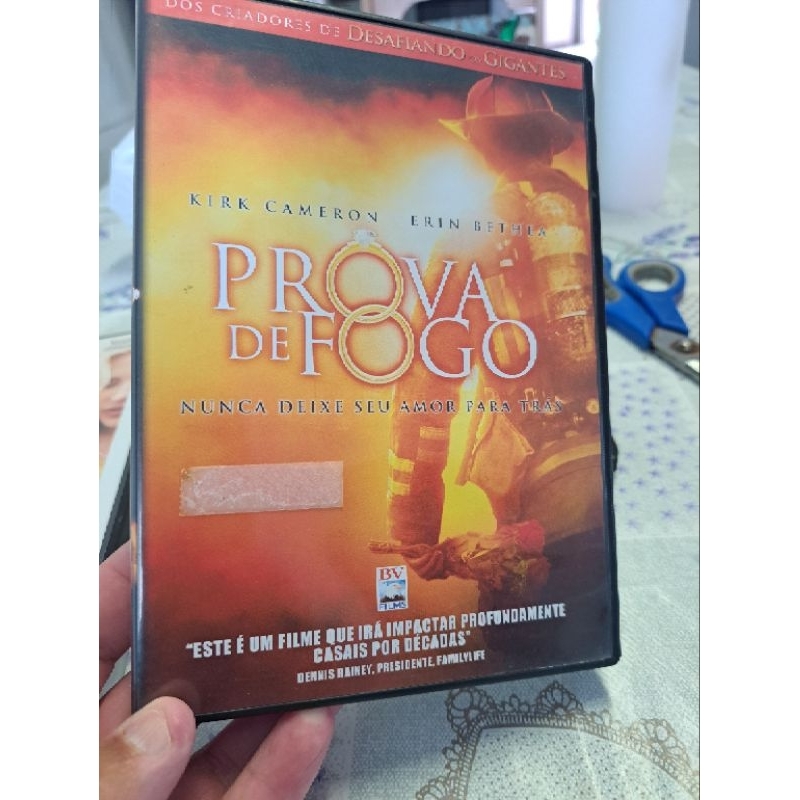 DVD PROVA DE FOGO nunca deixe seu amor para trás alex kendrick