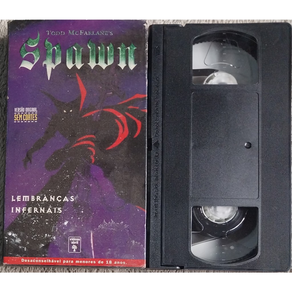 vhs original Spawn 1 – lembranças infernais