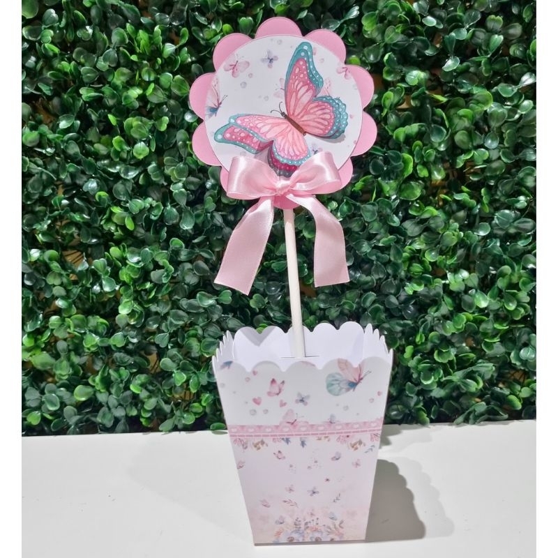 kIT CACHEPÓ / JARDIM ENCANTADO DAS BORBOLETAS / LEMBRANCINHA PERSONALIZADA/ ARRANJO