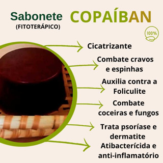 sabonete copaíba e andiroba- foliculite, psoríase em Oferta na Shopee