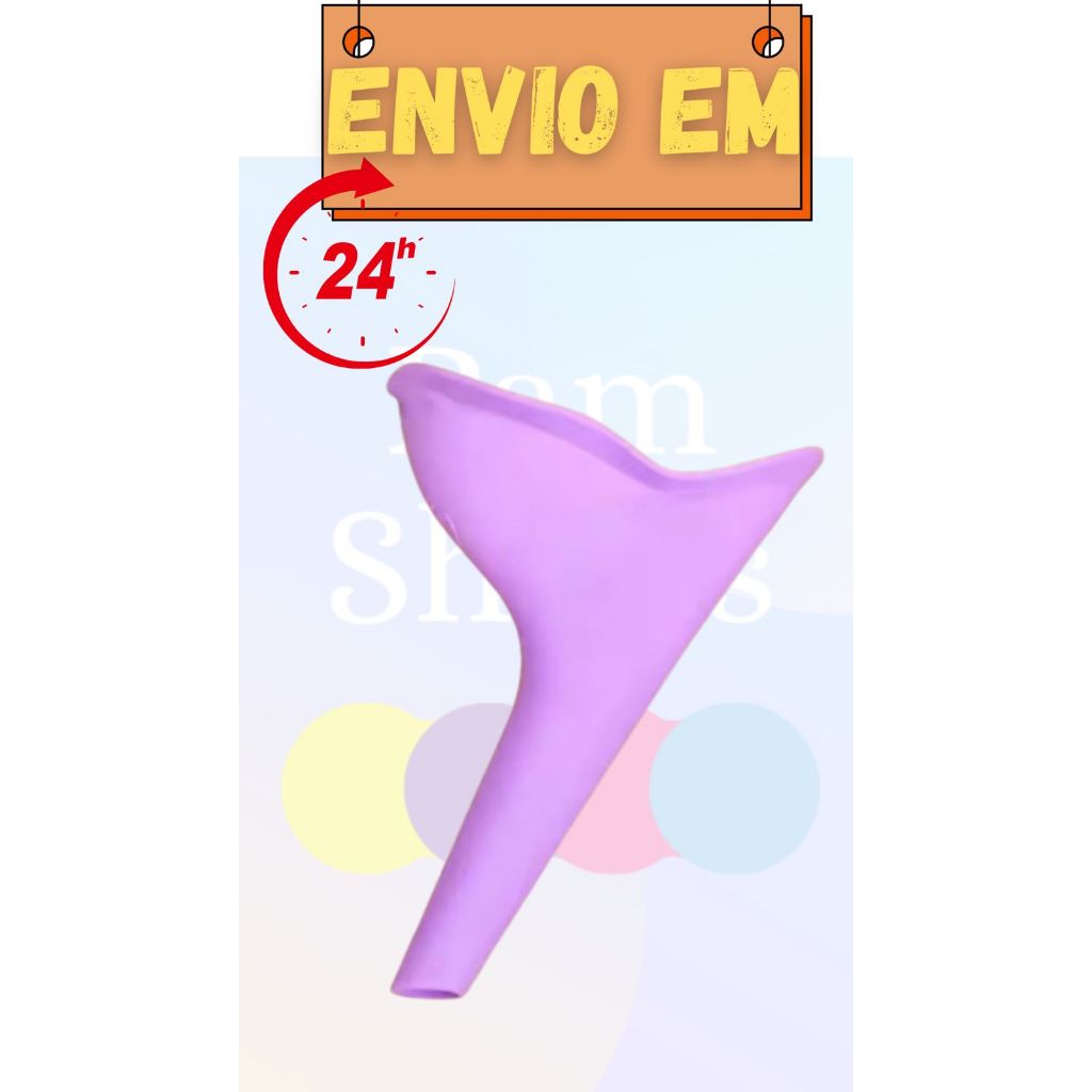 Urinol Mictório Pipix Mijador Fazer Xixi em Pé Prático Higiênico
