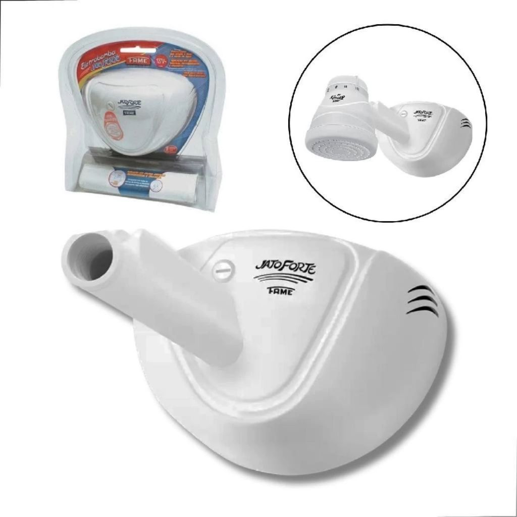 Pressurizador Para Chuveiro Ducha Eletrobomba Jato Forte Pressão Água 220V Fame
