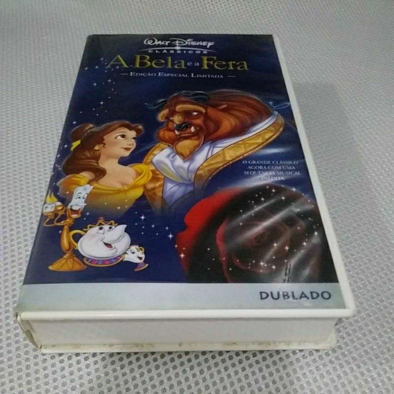 Fita VHS A Bela e a Fera Edição Especial Limitada Dublado