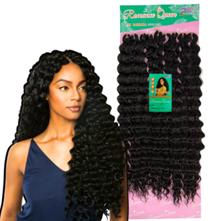 Cabelo Cacheado Bio Fibra Crochet Orgânico 75cm Barbara Romance Queen Zhang Hair em Oferta na Shopee
