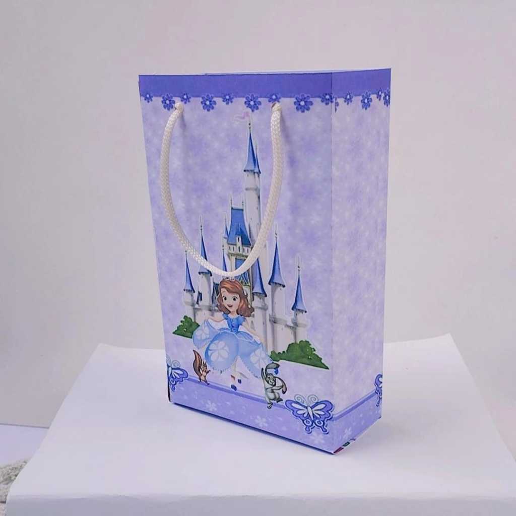 Kit Sacolinha Surpresa Festa Infantil Personalizado PRINCESA SOFIA | Lembrancinhas | PEGUE E MONTE