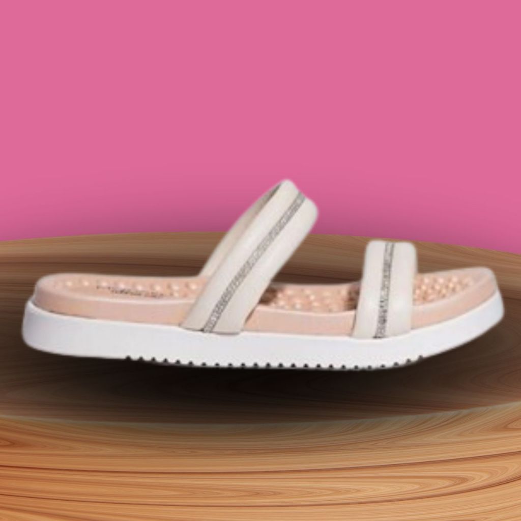 Chinelo Feminino Papete Confortável Modare Com Strass Tiras