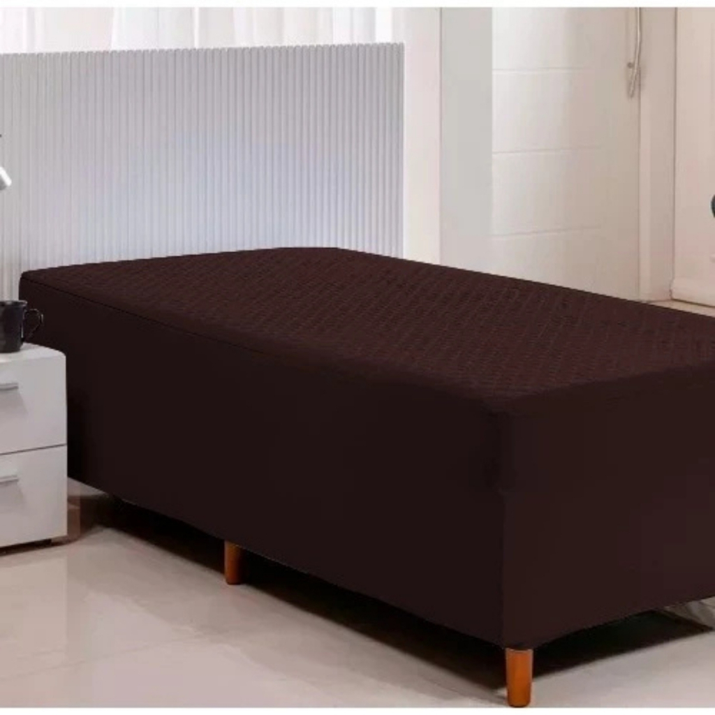 Protetor Capa De Colchão Impermeável Para Box Conjugado Solteiro