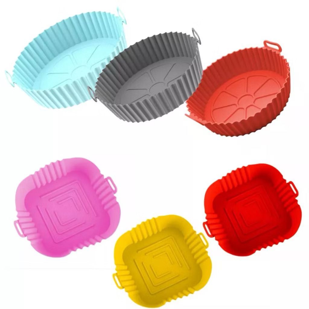 Forma de Air Fryer Micro-ondas Forno Redondoda