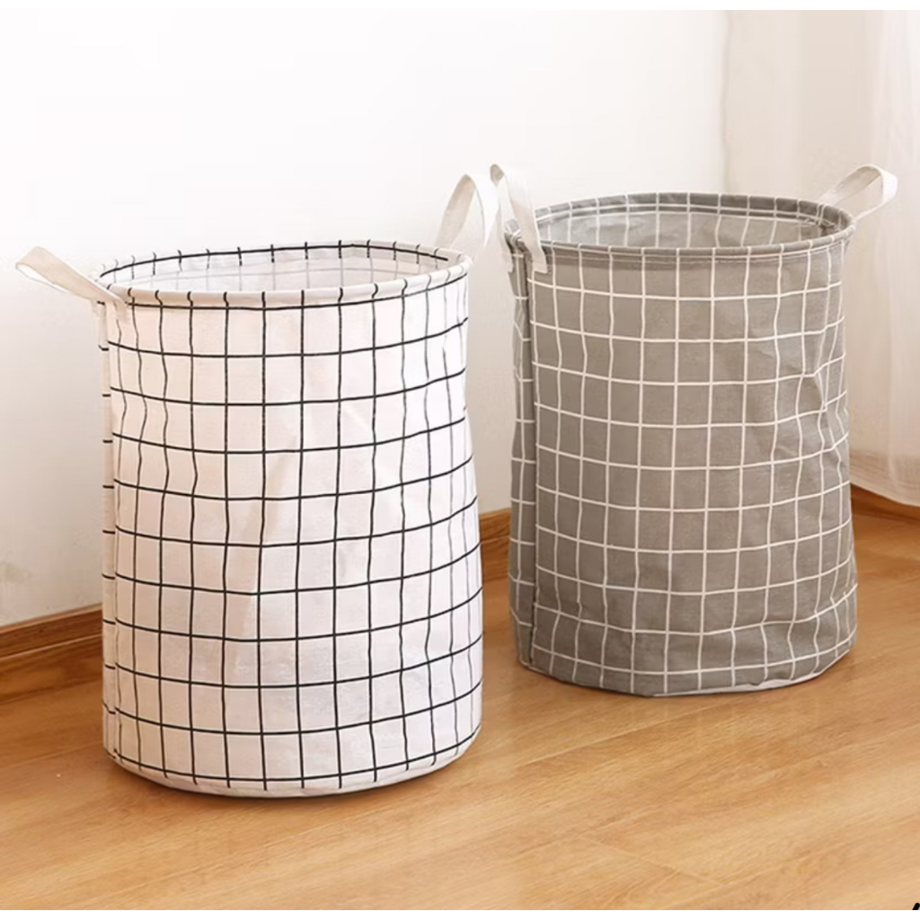 Cesto 35cm x 45cm Organizador Brinquedo Roupa Multiuso Dobrável de 40 litros JD validade