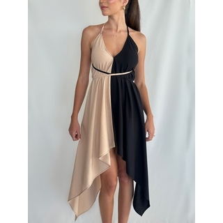 Wistlefashion Vestido Feminino Elegante Longo de pontas Festas Praiano Confortável Verão multiformas