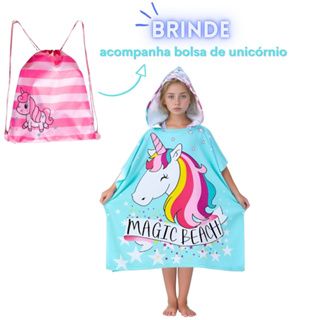 Roupa De Verão Praia Infantil Poncho Atoalhado Menino Menina em Oferta na Shopee