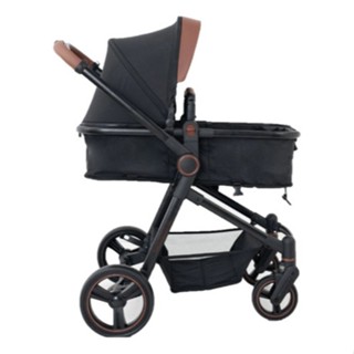 Carrinho Europeu de Bebê Moisés IVY Impermeável Premium Luxo Galzerano Preto Black Oferta
