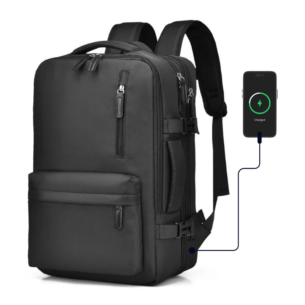Mochila Executiva Grande Para Viagem Impermeável Reforçada