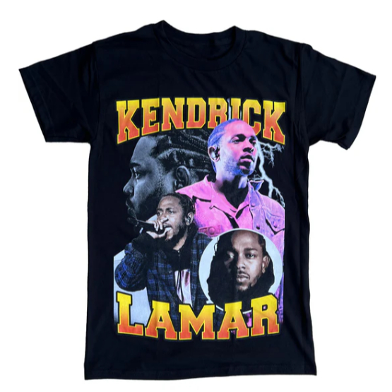 Camiseta  Kendrick Lamar Adulto/Infantil Lançamento Unissex Em Algodao