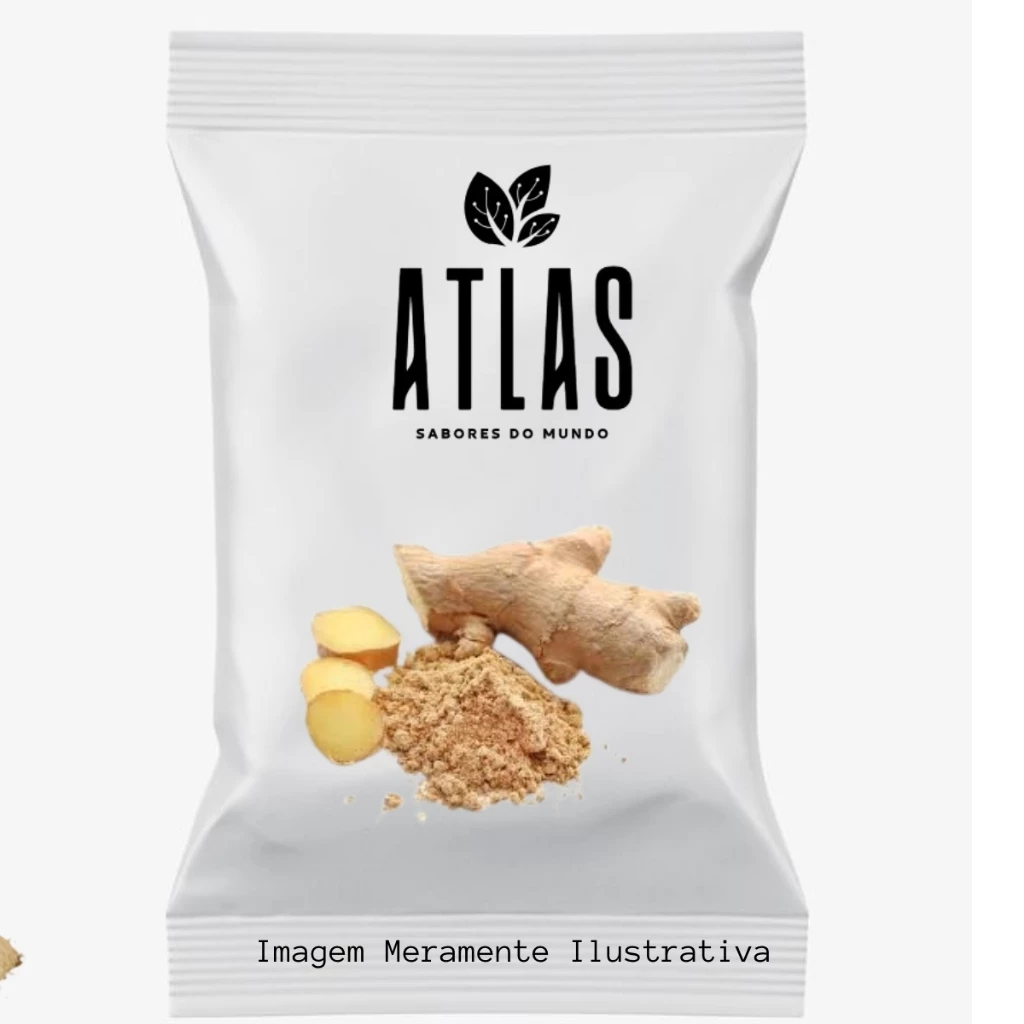 Gengibre em Pó Puro 500g - Atlas Sabores do Mundo