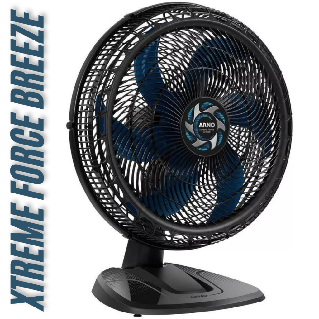 VENTILADOR FURACÃO XTREME FORCE BREEZE 50CM MESA VB50 ARNO | O MAIS FORTE E SILENCIO. 110V E 220V.