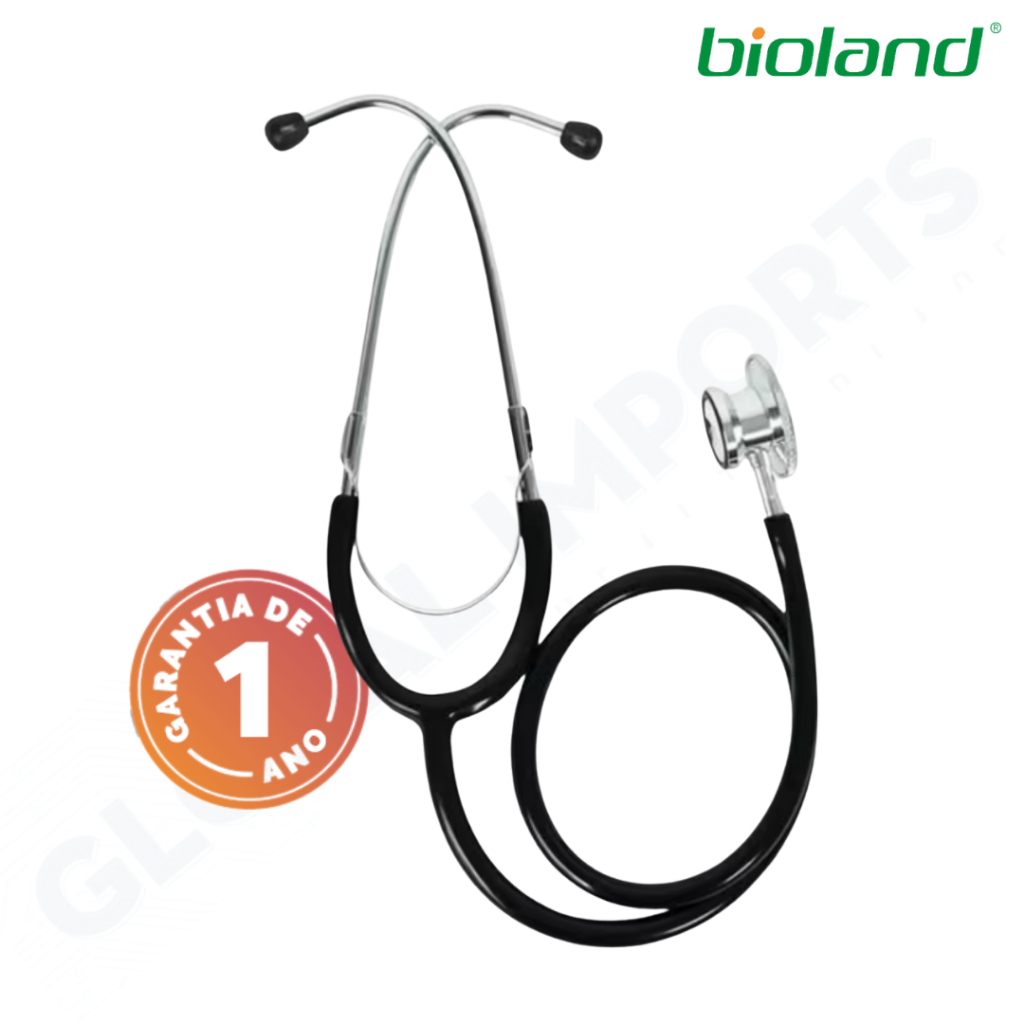 Estetoscópio Profissional Premium Original Bioland Adulto