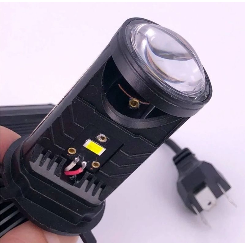 Lâmpada H4 Led Mini Projetor 6000k Motocicleta Yamaha Honda  Suzuki - 1 UNIDADE - Leia.