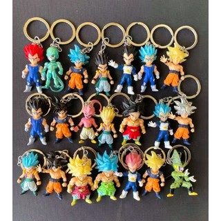 Chaveiro Anime Dragon Ball Super – Miniatura Colecionável Goku, Vegeta, Gotenks