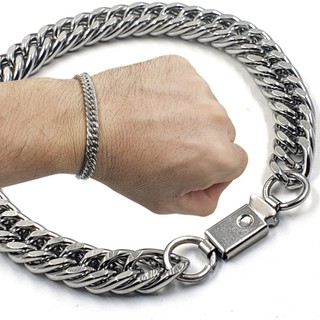 Pulseira Aço Inoxidável Grumet Duplo 7mm Escolha O Tamanho Pulseira Masculina