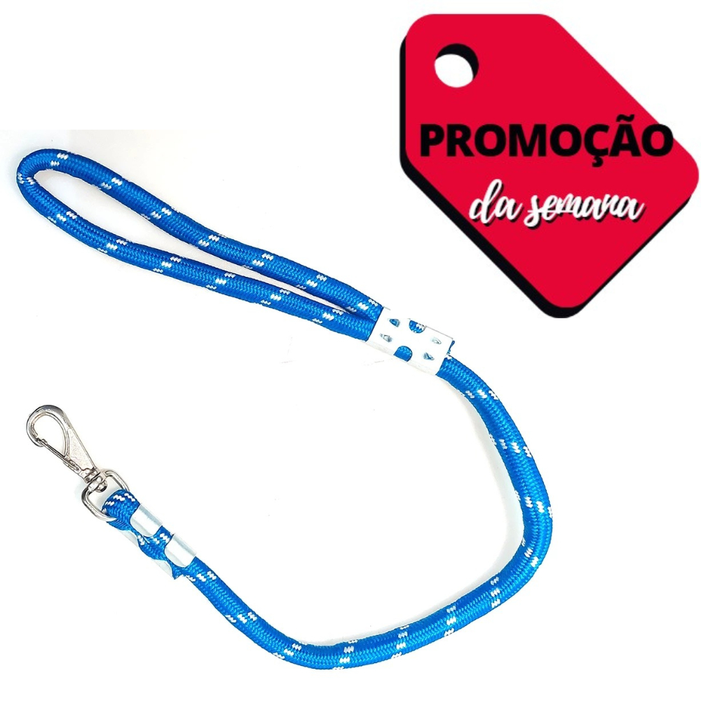Guia Coleira 12mm x 60cm Roliça com Presilha Reforçado e Resistente em Oferta na Shopee