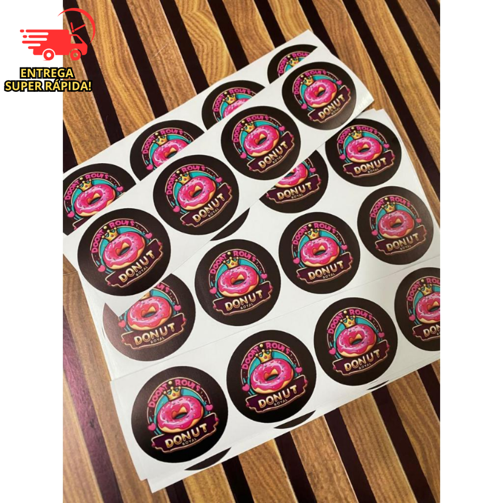 Etiquetas Adesivas Personalizadas Vinil | Adesivo Personalizado em Oferta na Shopee