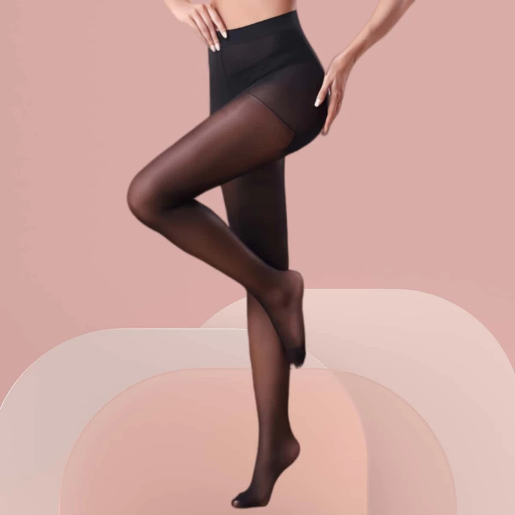 Meia Calça Clássica Fina Adulto Lisa Brilhante Anti Corte (Fio15  8801) em Oferta na Shopee