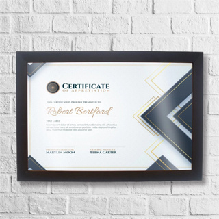 Moldura CERTIFICADO DIPLOMA 20X30 Moldura Em Madeira Apoio Traseiro Pendurador de Parede. em Oferta na Shopee