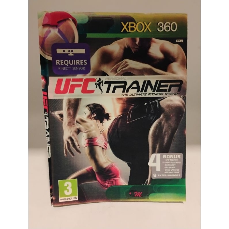 jogo UFC  trainer kinect Xbox360 Desbloqueado LTU 3.0