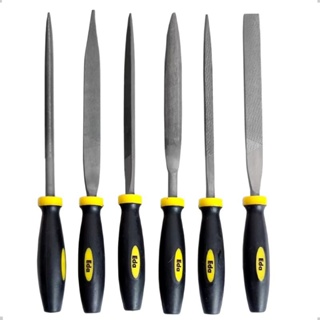 Jogo de Lima Agulha 160mm 6 Peças Redonda Chata Triangular 14957 em Oferta na Shopee