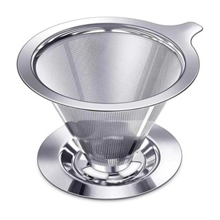 Filtro De Café Coador Café Chá Inox De Alta Qualidade Atóxico Reutilizável Pour Over--Envi...