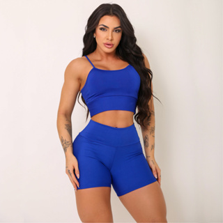 Conjunto Basic Two Top e Short em Oferta na Shopee