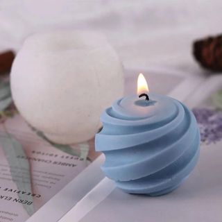 Molde Silicone Espiral Sabonete Vela Resina Decore Biscuit em Oferta na Shopee