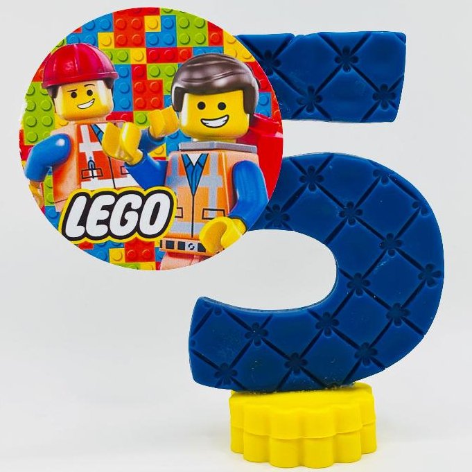 Decoração Festa / Vela Aniversário Biscuit / Topo de Bolo / Lego / Vela Lego / Vela Pecinhas de Montar em Oferta na Shopee