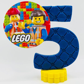 Decoração Festa / Vela Aniversário Biscuit / Topo de Bolo / Lego / Vela Lego / Vela Pecinhas de Montar em Oferta na Shopee