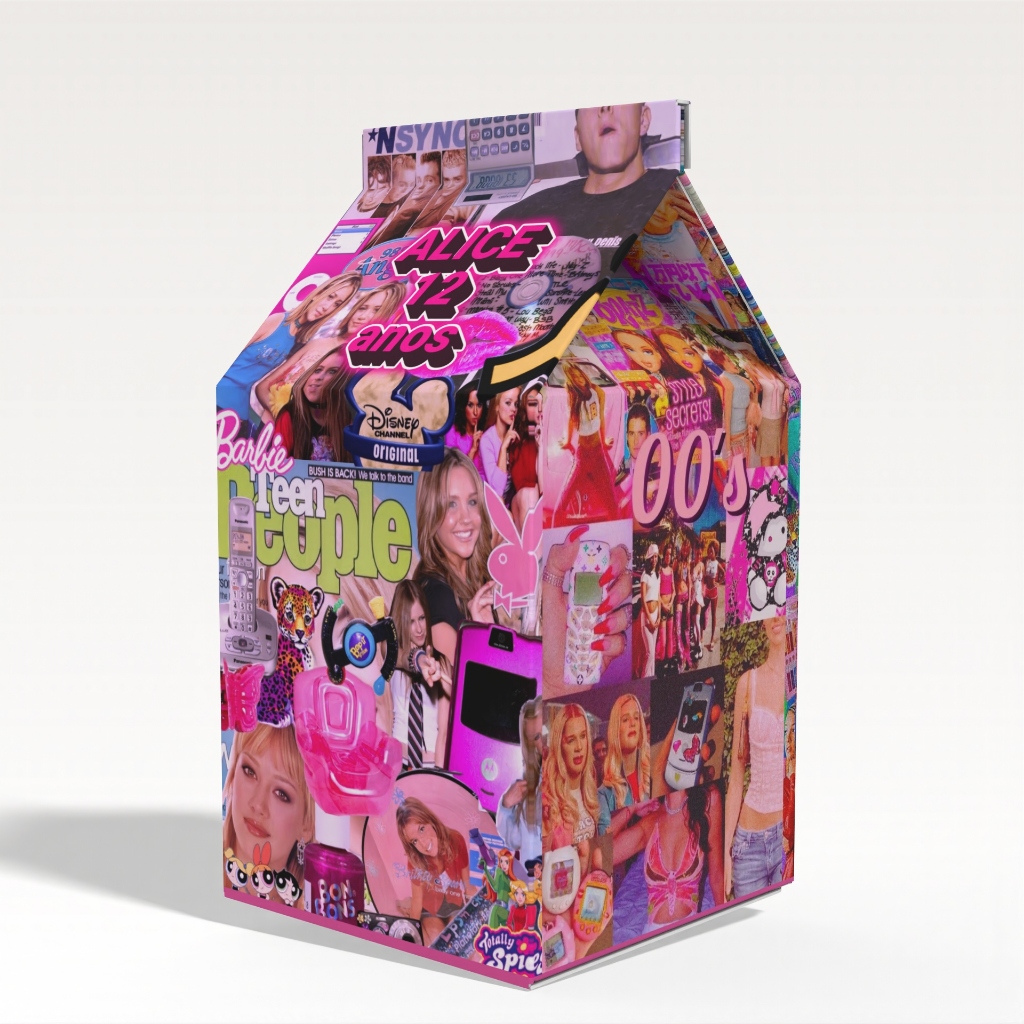 Caixinha Milk Anos 2000 para Festa Personalizada - Lembrancinha para Festa em Oferta na Shopee