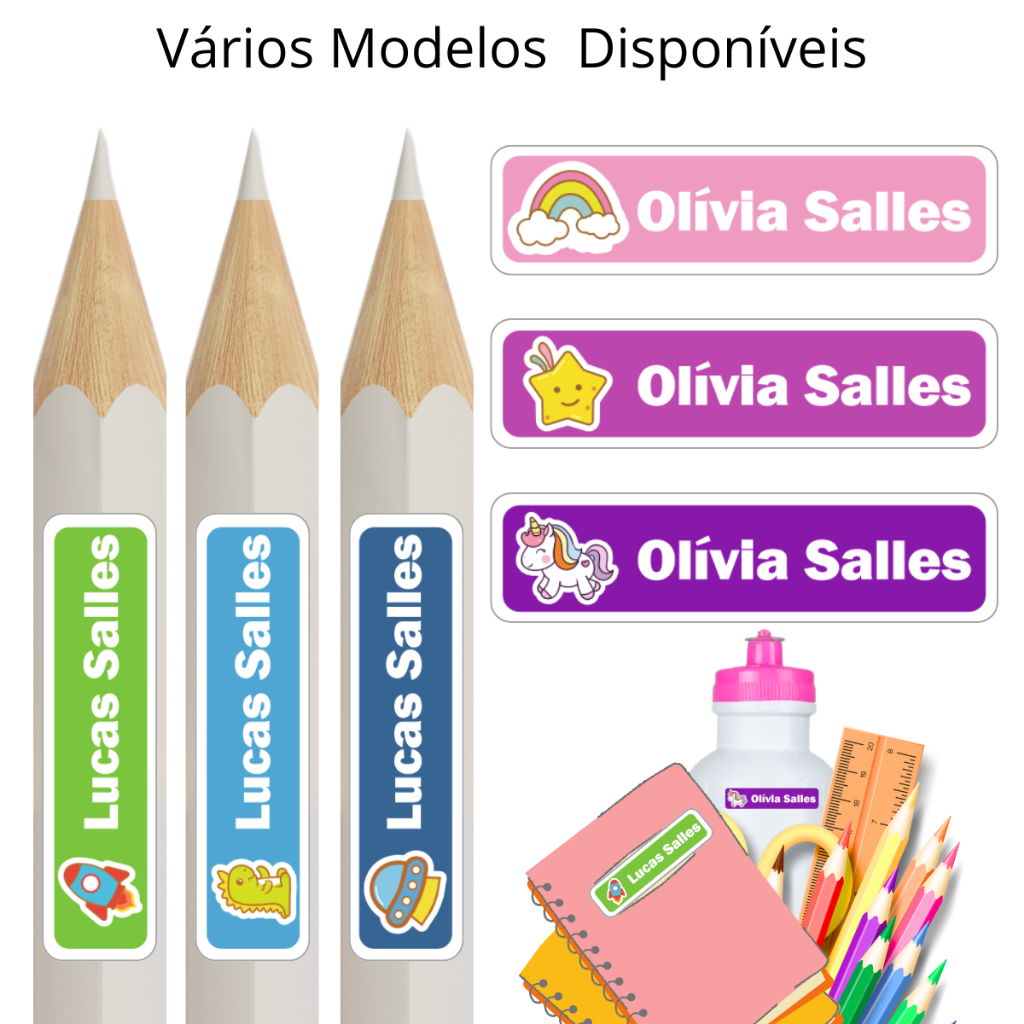 Etiquetas para Material Escolar: Onde Comprar | BuscaProdutos