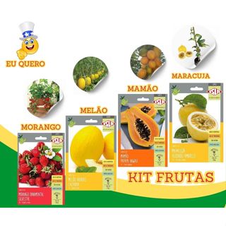 Sementes De Mamão Papaya kit frutas monte seu pedido em Oferta na Shopee