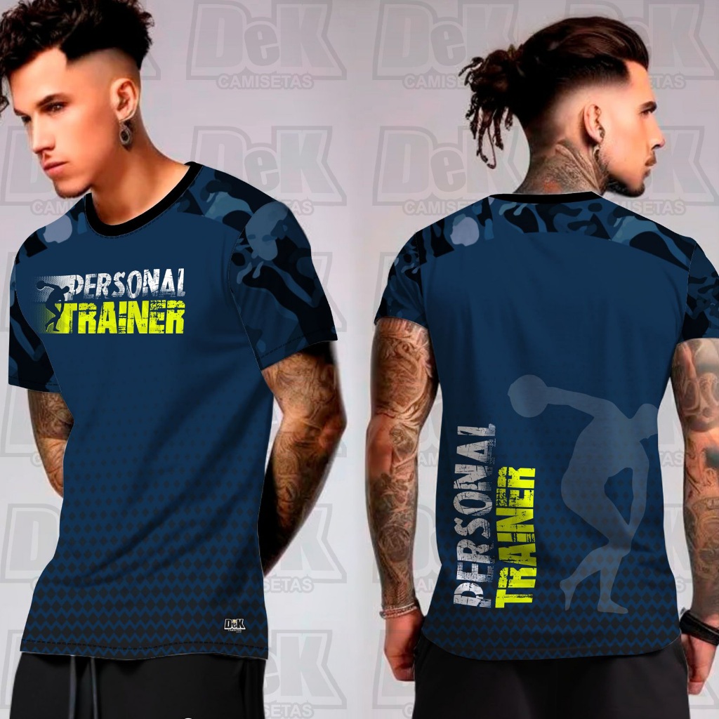 Camisa Camiseta Dryfit para personal trainer Educação física faculdade escola academia esporte