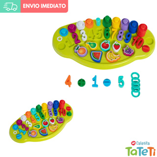 Brinquedo Educativo Tabuleito Infantil Didático Conta Fácil TaTeTi em Oferta na Shopee