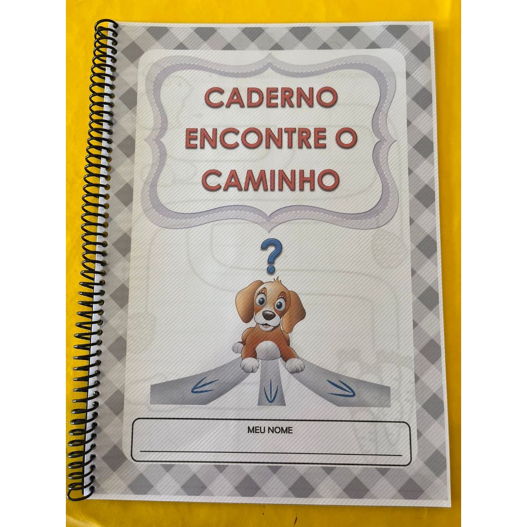 Caderno - Encontre o caminho para crianças