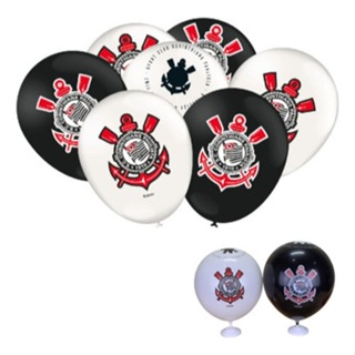 Bexiga Corinthians Balão Timão Torcida Futebol 25 Unidades em Oferta na Shopee