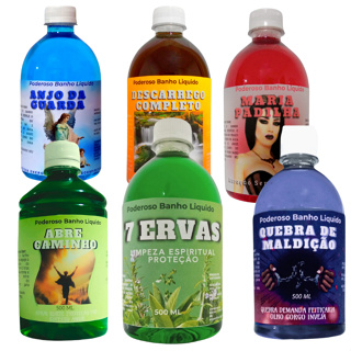 Banho Proteção Espiritual - Descarrego - Limpeza Espiritual - Banhos Variados 500 ML em Oferta na Shopee