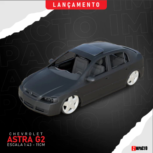 Miniatura CHEVROLET ASTRA G2 1/18 25CM