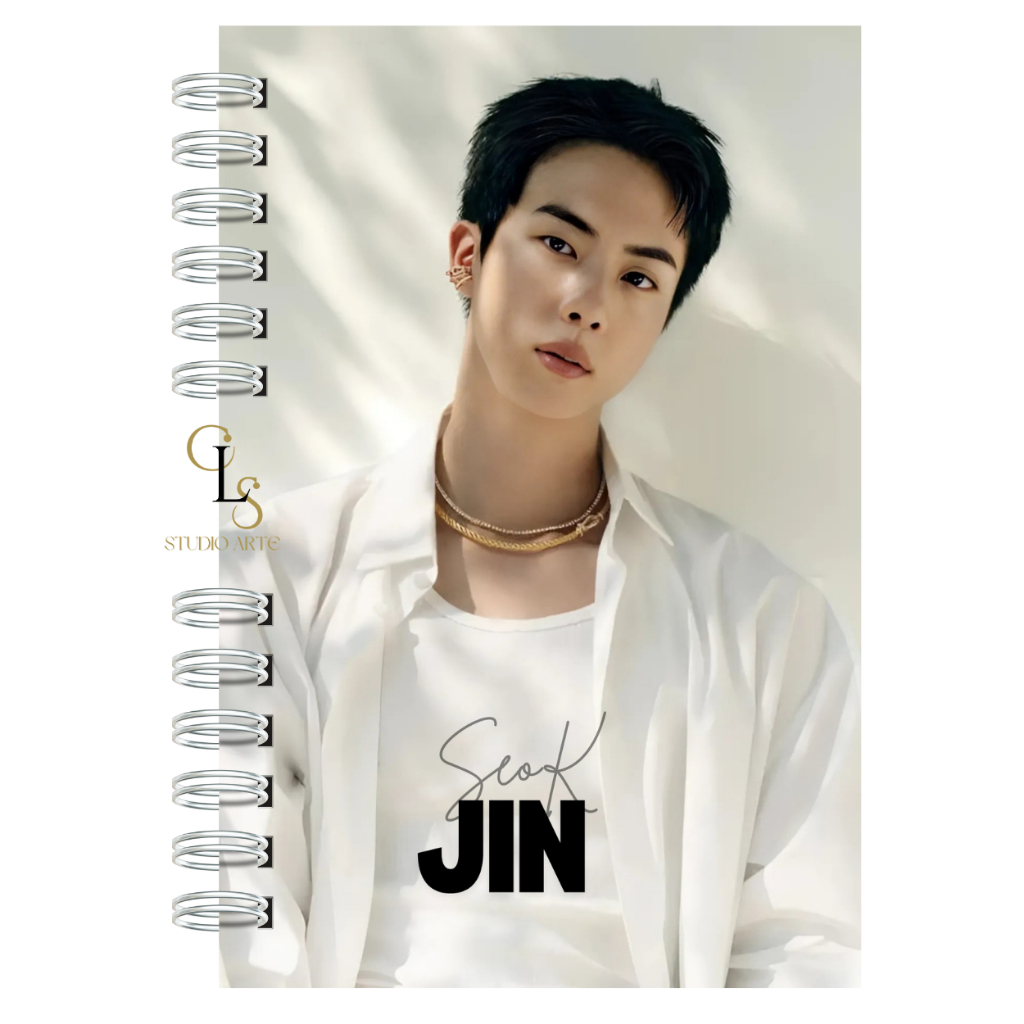 CADERNO A5 agenda JIN B.T.S Kim Seok-jin