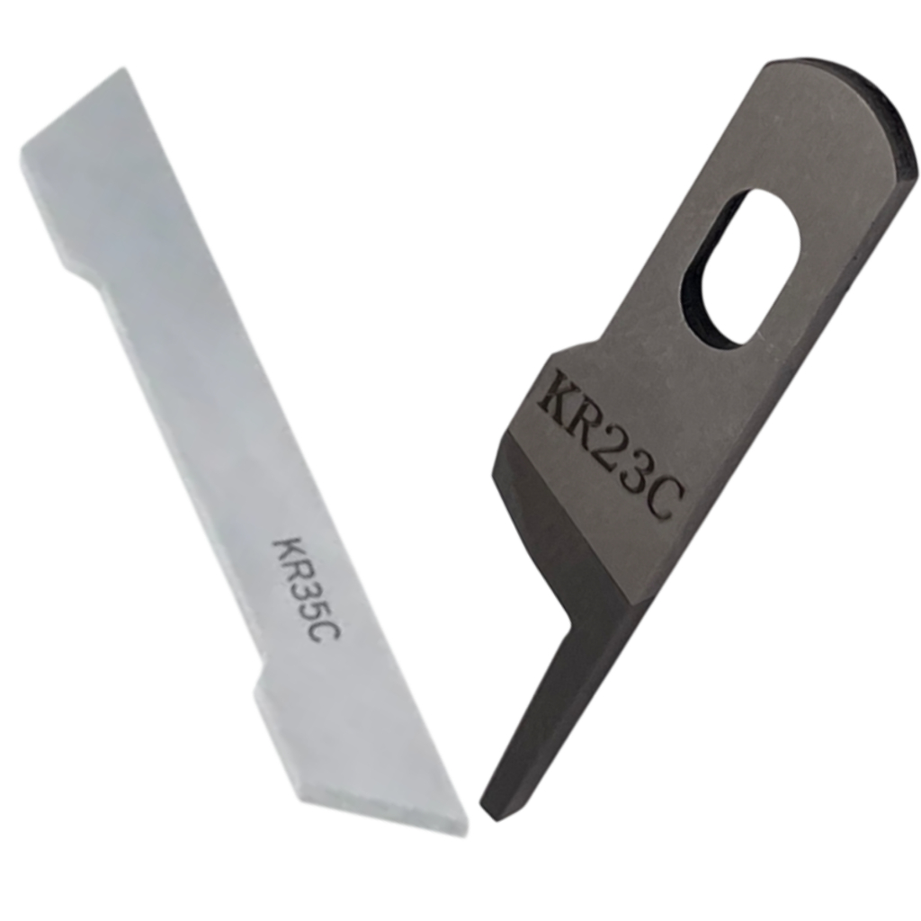 Facas KR23C/KR35C para Kit Costura Overlock e Interlock Pesado