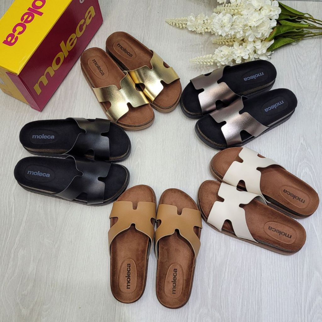 Sandália Papete Anatômica Leve e Confortável Moda Feminina