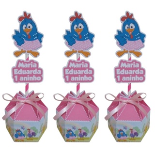 Centro de mesa personalizado, lembrancinha, G Pintadinha Rosa em Oferta na Shopee